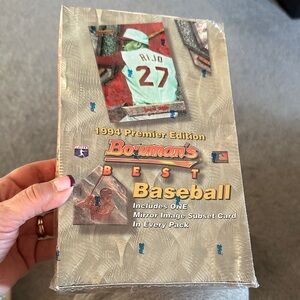 Topps Bowman's Best Baseball Card Pack - White and Red